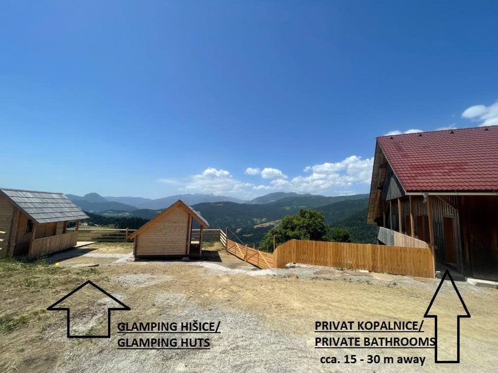 Farmstay&Glamping Visocnik Ljubno Exteriér fotografie